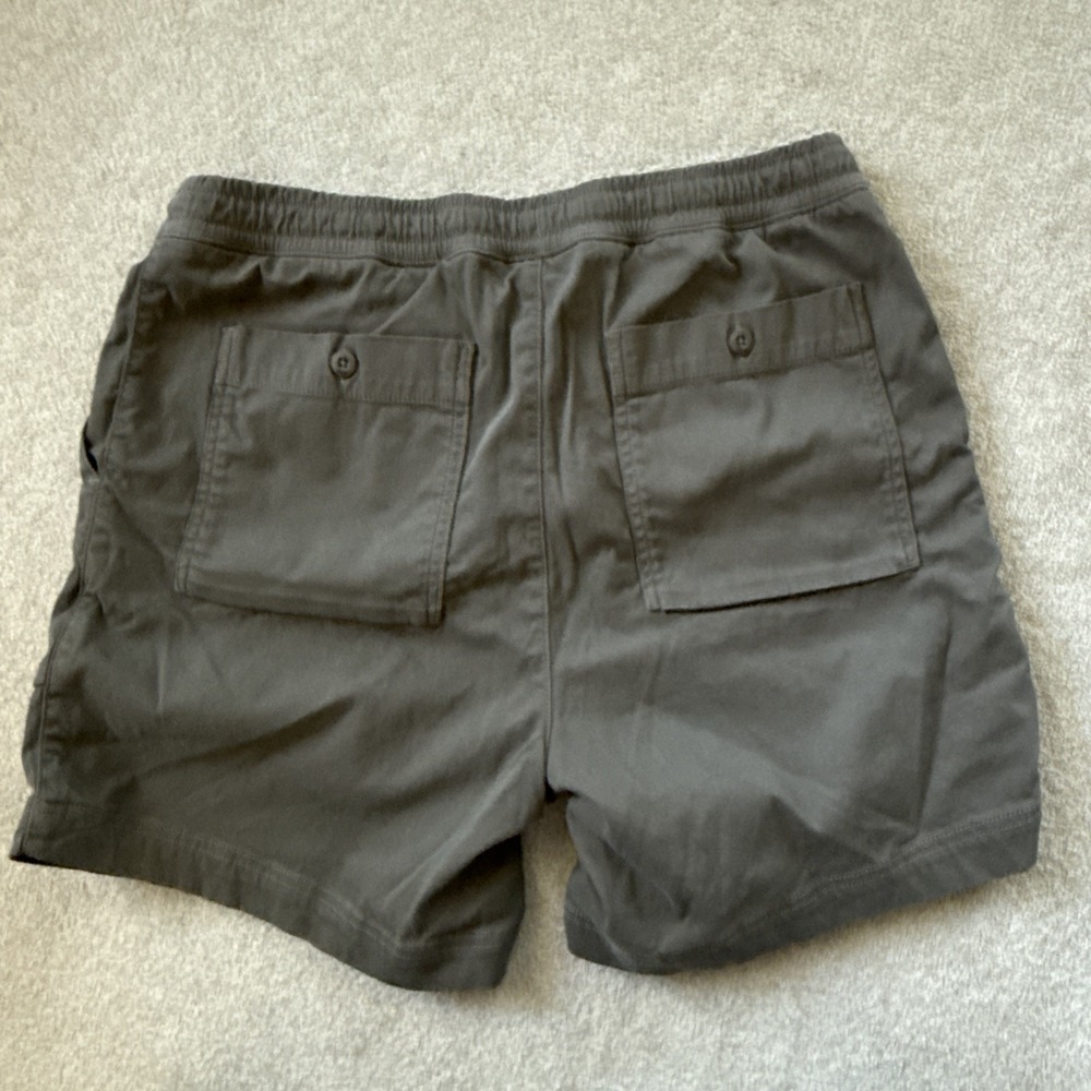 Huk Shorts Mens 34 Brown Corduroy Pinwale 5.5" Inseam Beach EUC Drawstring - Picture 8 of 9